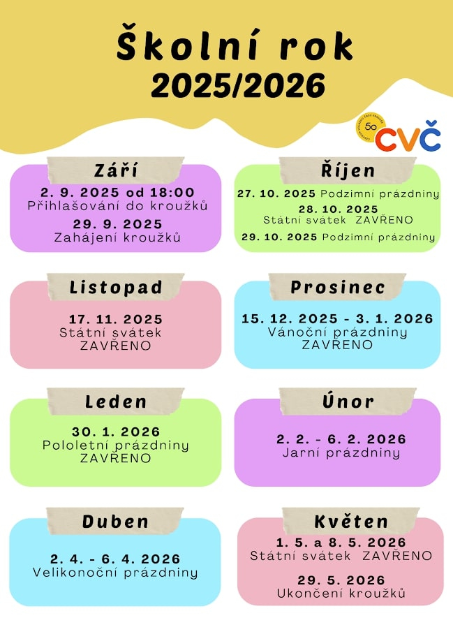 Školní rok 2025/2026