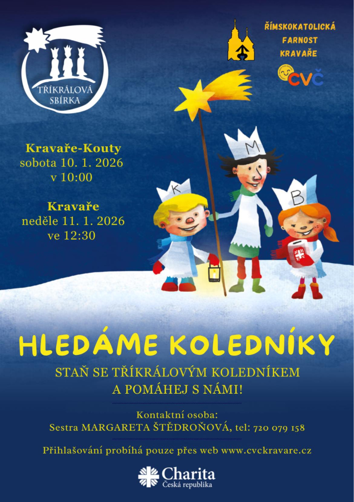 Tříkrálová sbírka - Kravaře