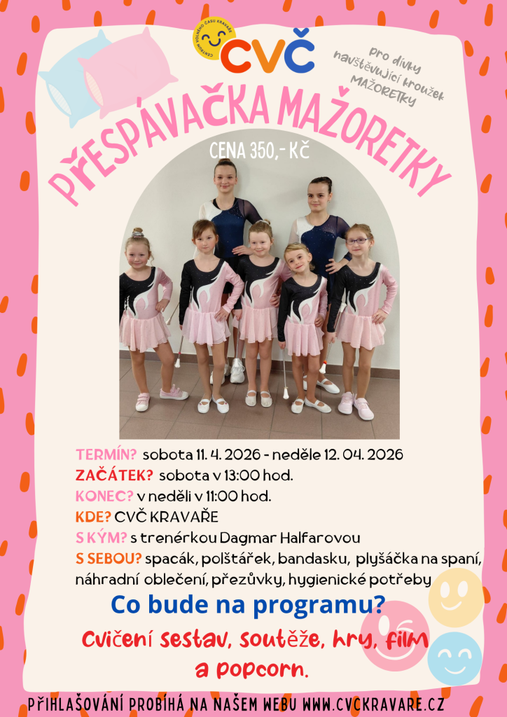 Přespávačka Mažoretky