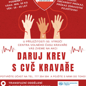 Daruj krev s CVČ