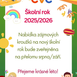 Školní rok 2025/2026