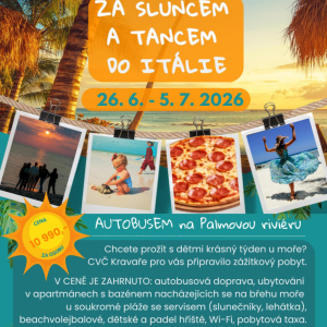 Za sluncem a tancem do Itálie